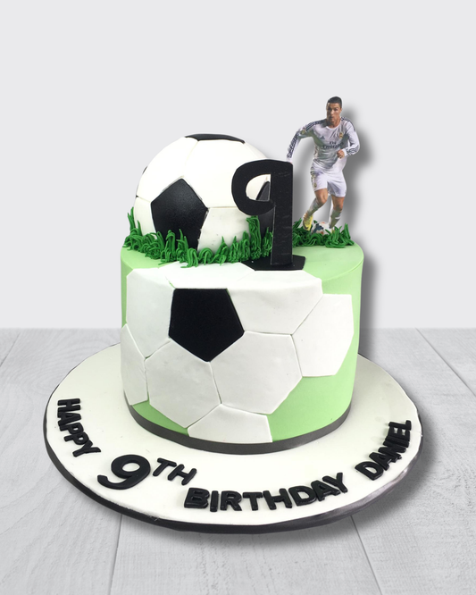 Football kiddies Birthday Cake
