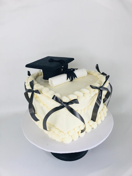 Stylish minimalist Graduation Cake